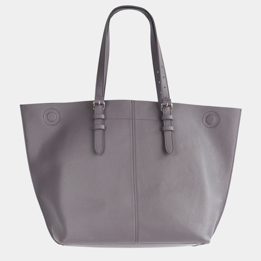Сумка Shopper Vintage из кожи теленка, фиолетового цвета