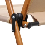 Кресло складное 2-местное с подлокотниками до 160 кг, 113*46*75 см, цвет: бежевый, каркас алюминий, ТуристМастер