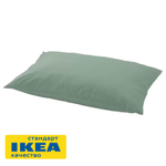 Наволочка из поплина 50х70 УЛЬВИДОРО | серо-зеленый