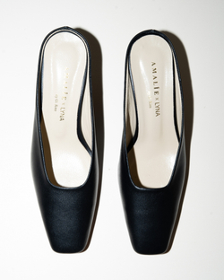 Мюли черные AMALIE x LYNA by O.Rim