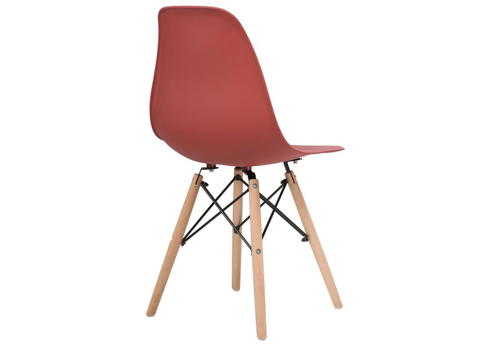 Пластиковый стул Eames PC-015 bordeaux