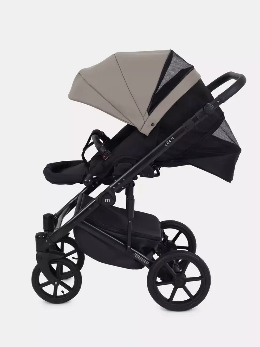 Коляска универсальная 3 в 1 Mowbaby Opus/экокожа