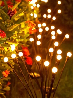 Светильник уличный садовый на солнечной батарее, фонарики садовые на солнечных батареях