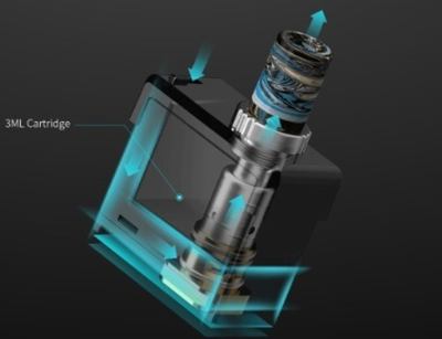 Картридж+2 испарителя MTL/DTL 1.4/0.6 ohm Smoant Pasito Pod 3ml