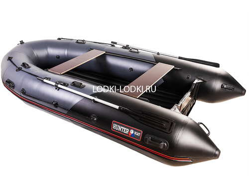 Хантер 380 ПРО графит-черный (лодка ПВХ под мотор НДНД)