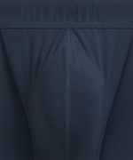 Мужские трусы слипы танга Atlantic, 1 шт. в уп., микромодал, сине-зеленые, MP-1591