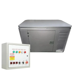 A-iPower A17000EAX бензиновый генератор в зимнем кожухе 1700SS RAL 7024 с блоком АВР 400В/100А (8 pin) 129123/29111