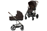 Коляска 2 в 1 Cybex Balios S Lux TPE 2025 (с дождевиками), Chocolate Brown