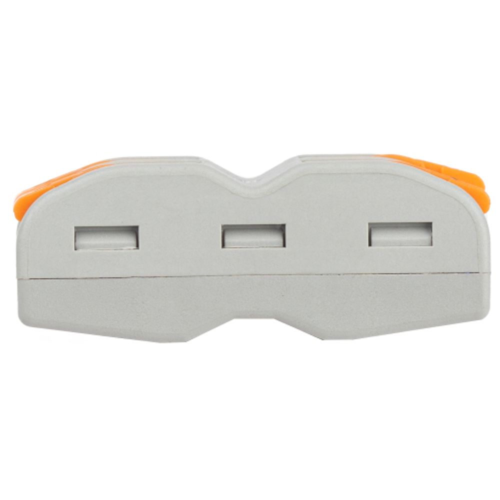 Клемма ЭРА серия 423 проходная 3 плюса с рычагом 0.08-4мм2 упаковка 50 шт