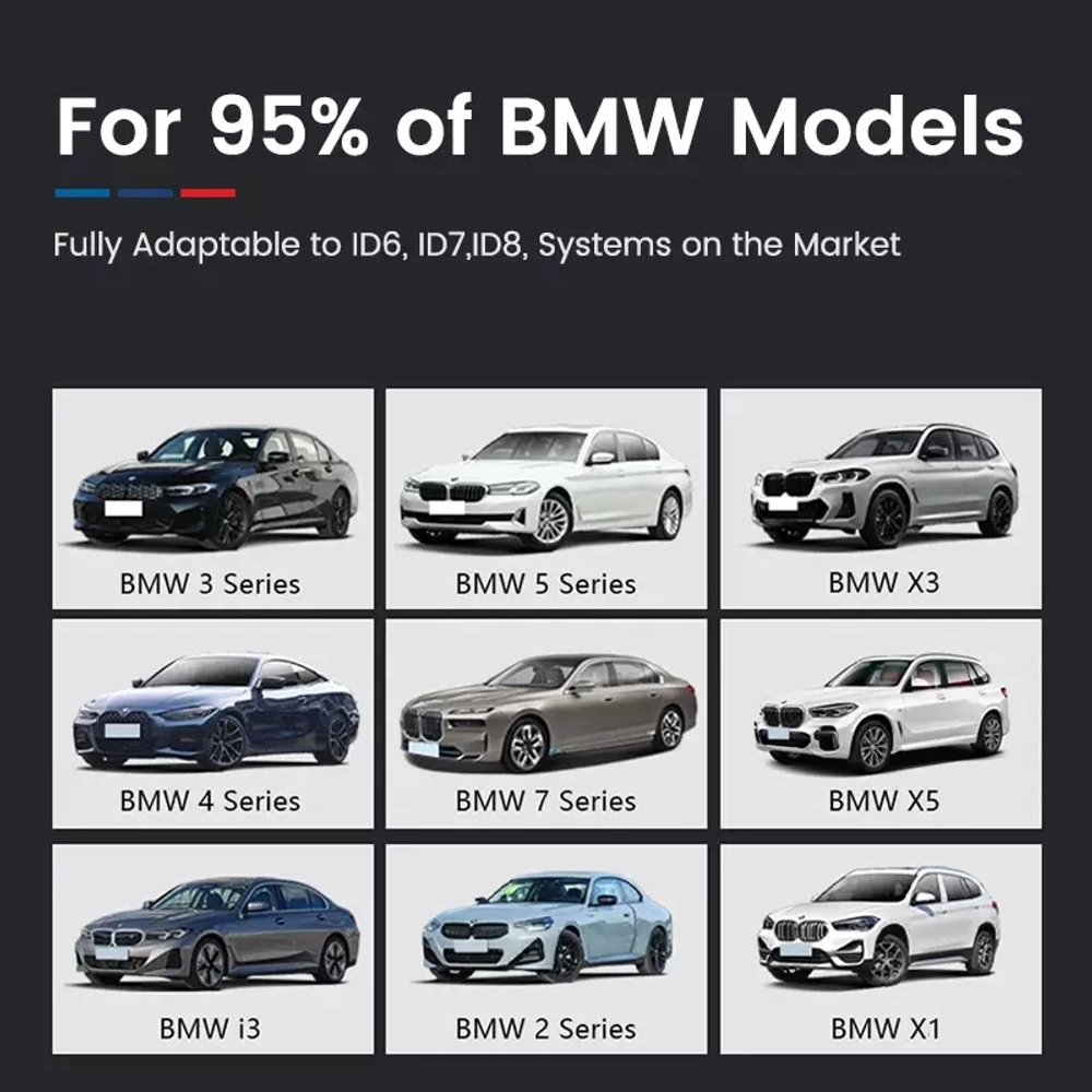 Мультимедиа блок для BMW 2019+ со штатным беспроводным CarPlay - Carmedia AI-990 на Android 10, 8-ядер, 4/64ГБ, 4G SIM-слот, простое подключение