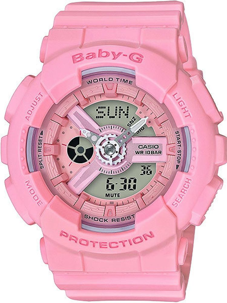 Японские наручные часы Casio Baby-G BA-110-4A1 с хронографом