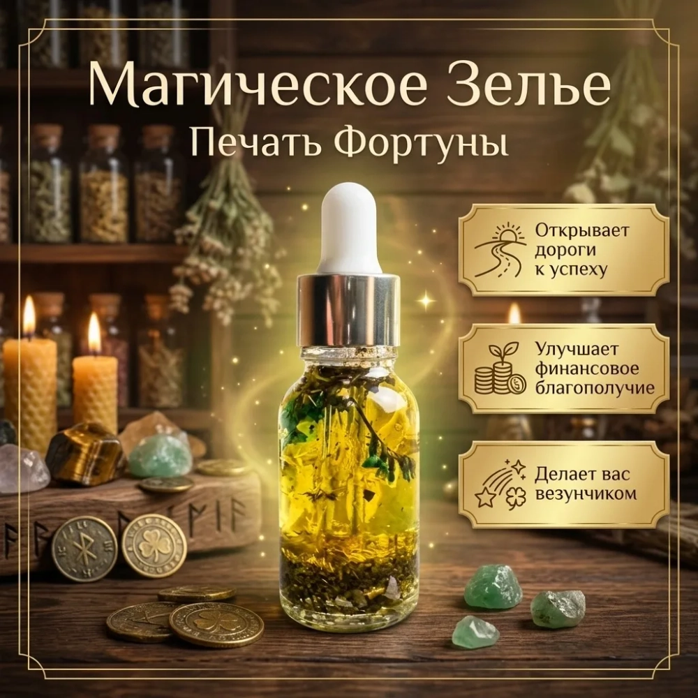 Магическое Масло (Зелье) Печать Фортуны