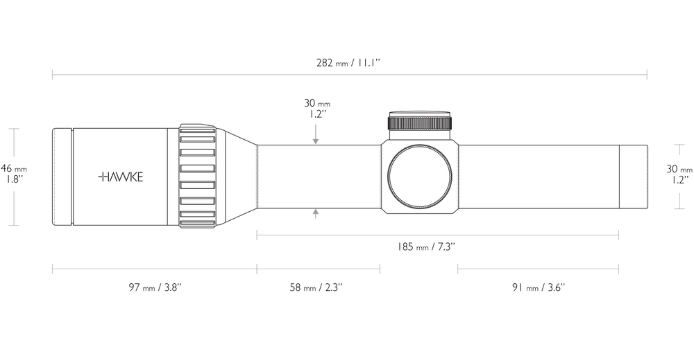 Прицел Hawke Endurance 30 WA 1-4x24 L4A Dot (16300)