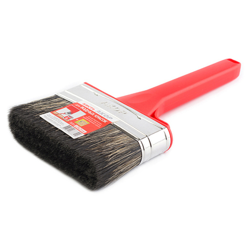 Кисть "Водные краски" 100*17мм (смешанная щетина, красная рукоятка) АКОР арт.333-437