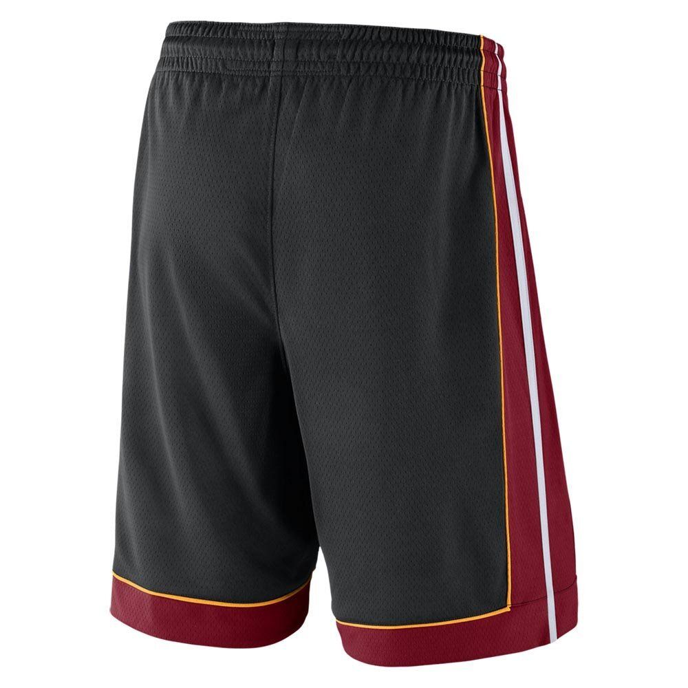 Баскетбольные шорты Nike NBA Swingman Miami Heat Icon Edition Shorts Black Баскетбольные шорты Nike NBA Swingman Miami Heat Icon Edition Shorts Black