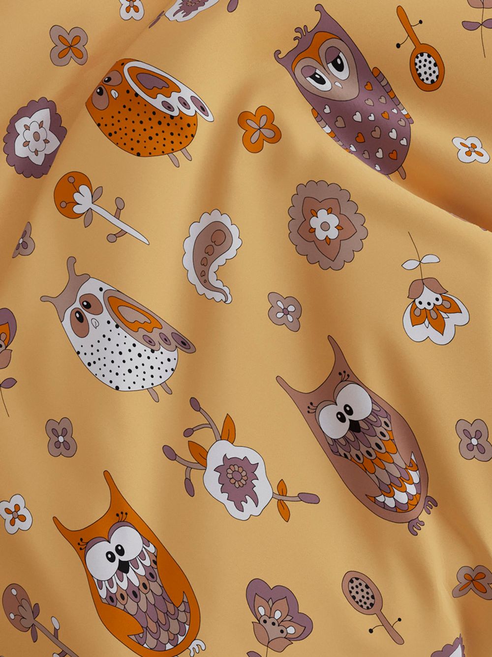 Простынь поплин Сказка "Совята" 150x215 см