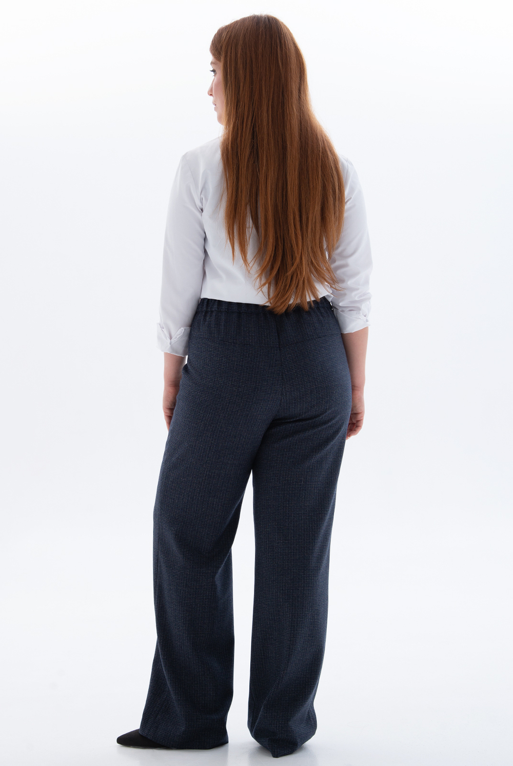 Брюки женские 3667зпа, мелкая клетка #341МКл023667зпа