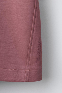 ZARA КОМПЛЕКТ ИЗ ФУТБОЛКИ И ШОРТОВ ИЗ ТКАНИ ИНТЕРЛОК, ЦВЕТ РОЗОВОГО ДЕРЕВА