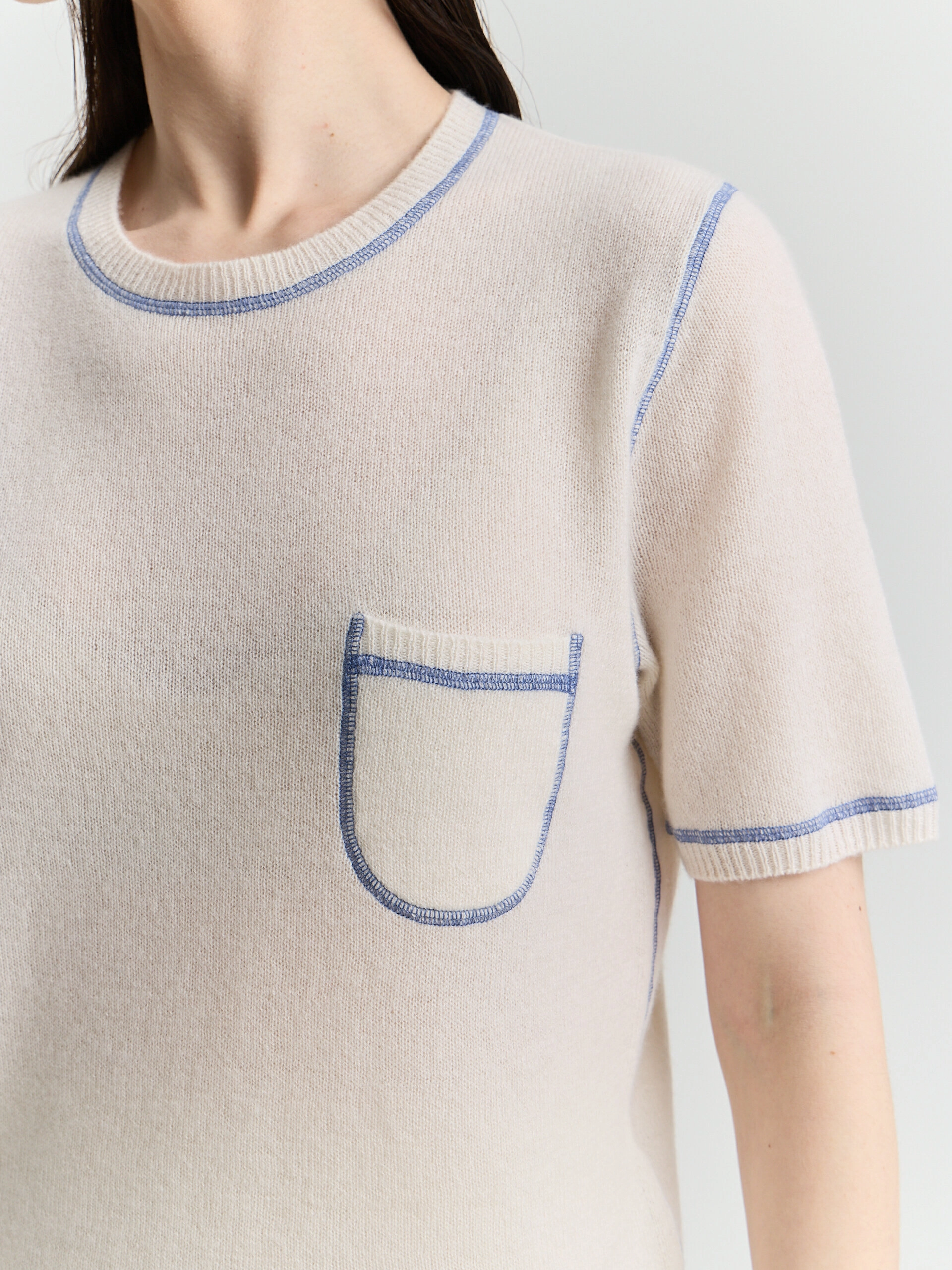 Кашемировая футболка