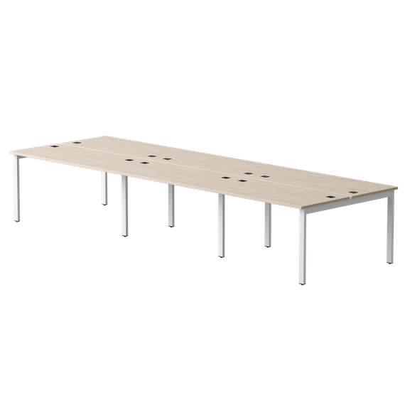 Бенч-система на 6 мест Everprof EVO на металлокаркасе 4740х670(1370)x755