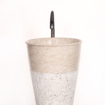Раковина напольная из мрамора Pedestal MN-63219 40*40*90