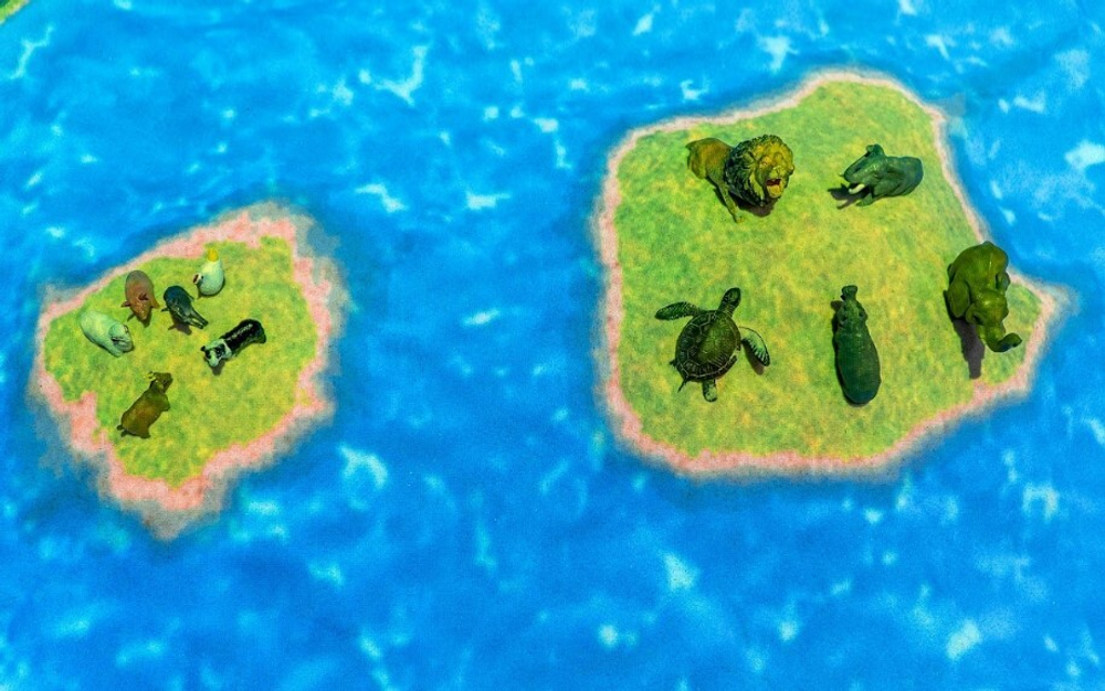 Интерактивная песочница Островок