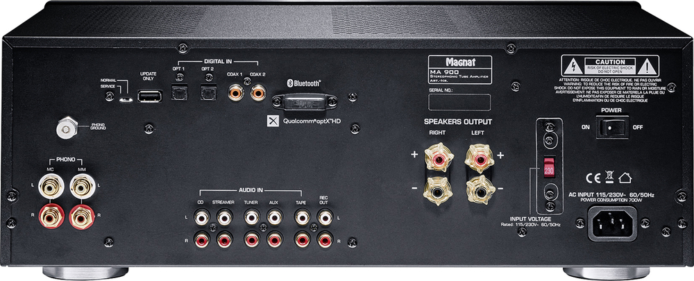 Magnat MA 900, гибридный интегрированный стерео усилитель