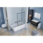 Акриловая ванна Excellent Lila 2.0 R 160x73 WAEX.LIL2.160P.WHN