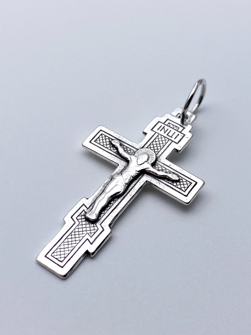 Крест из серебра/С подвижным ухом
