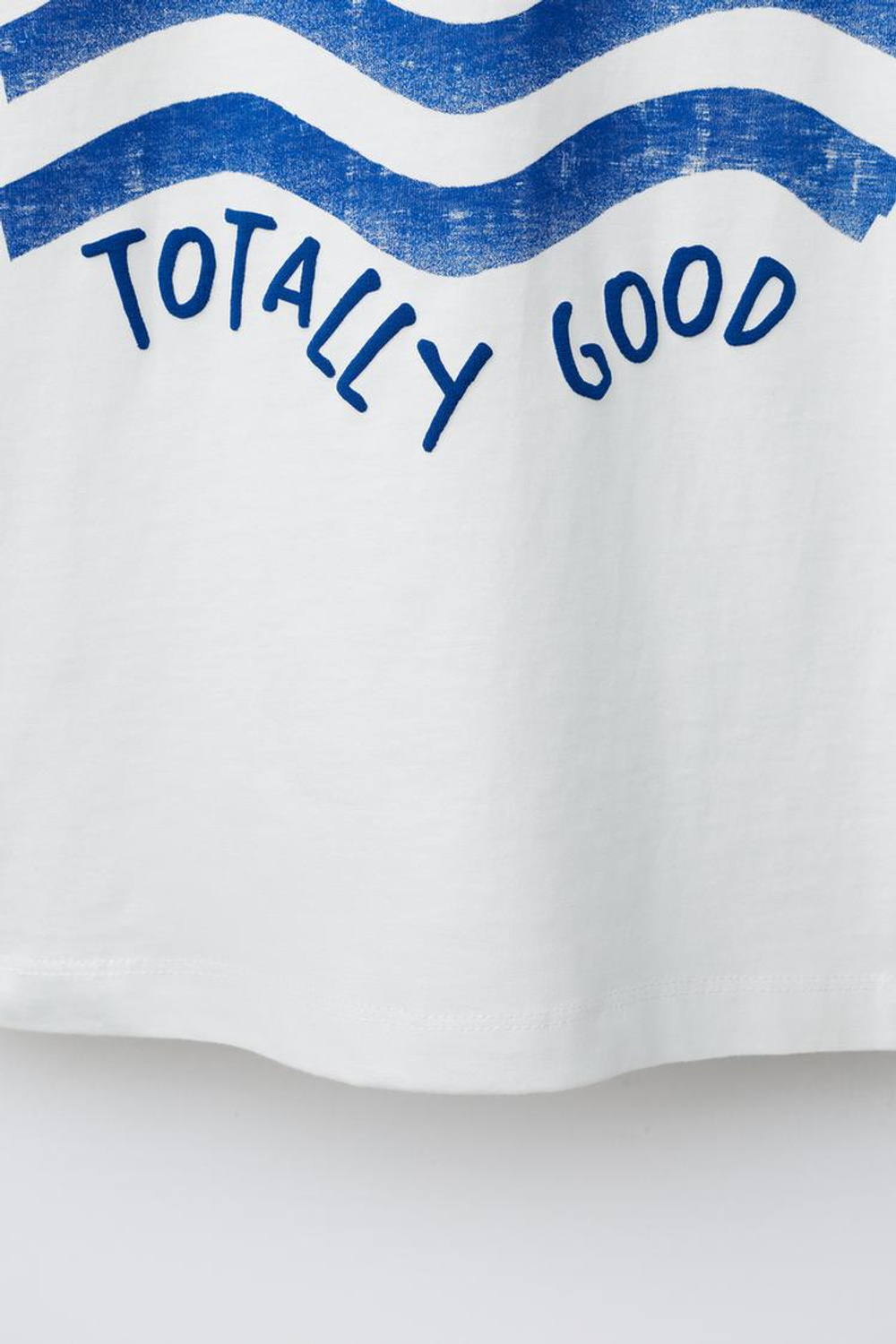 ZARA ФУТБОЛКА С ПРИНТОМ SURFER, БЕЛЫЙ