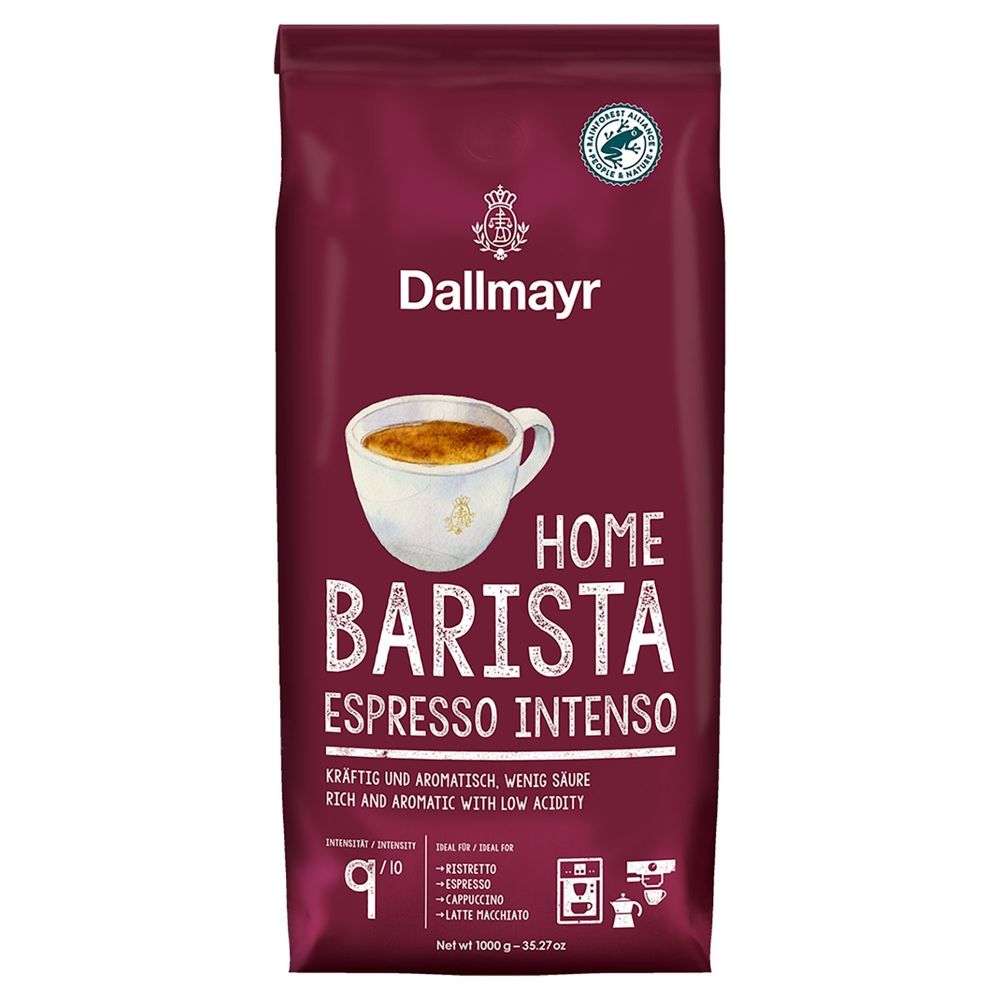 Кофе в зернах Dallmayr Home Barista Espresso Intenso 1 кг 2 шт