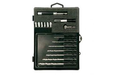 Набор биты+сверла+зенкер в пластиковом футляре NAREX 850200