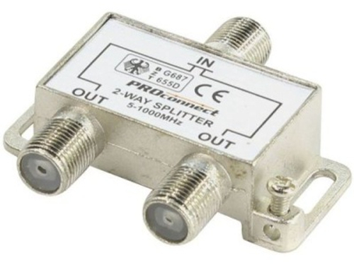 Делитель TV*2 под F разъем 5-1000 МГц