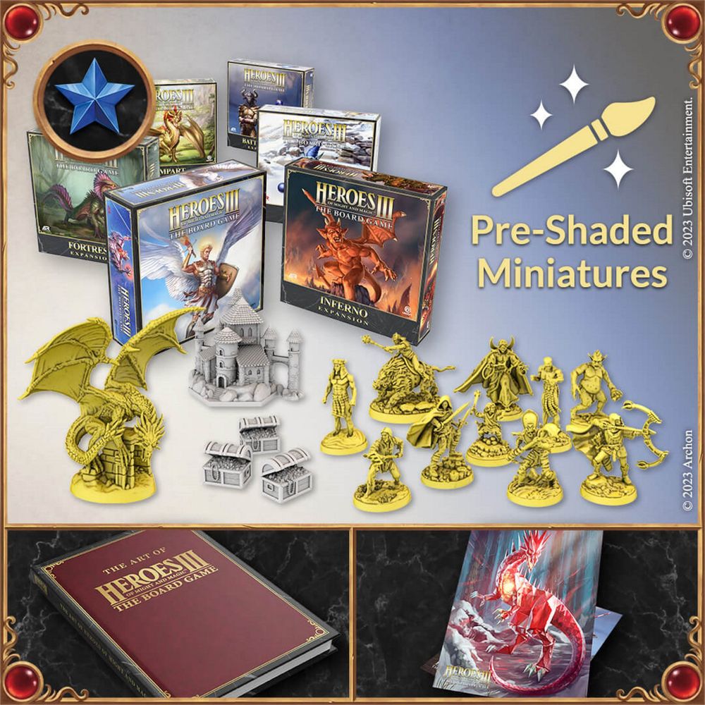 [Предзаказ] Heroes of Might &amp; Magic III The Board Game - All In Pledge | Shaded