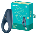 Эрекционное кольцо на пенис Satisfyer Rocket Ring (Цвет: синий)