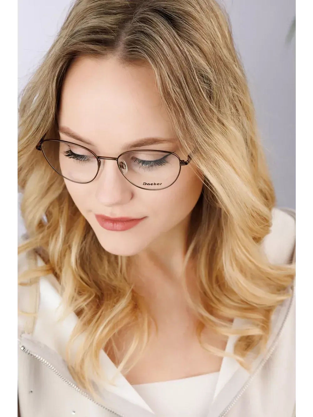 Оправа для очков для зрения металлическая брендовая