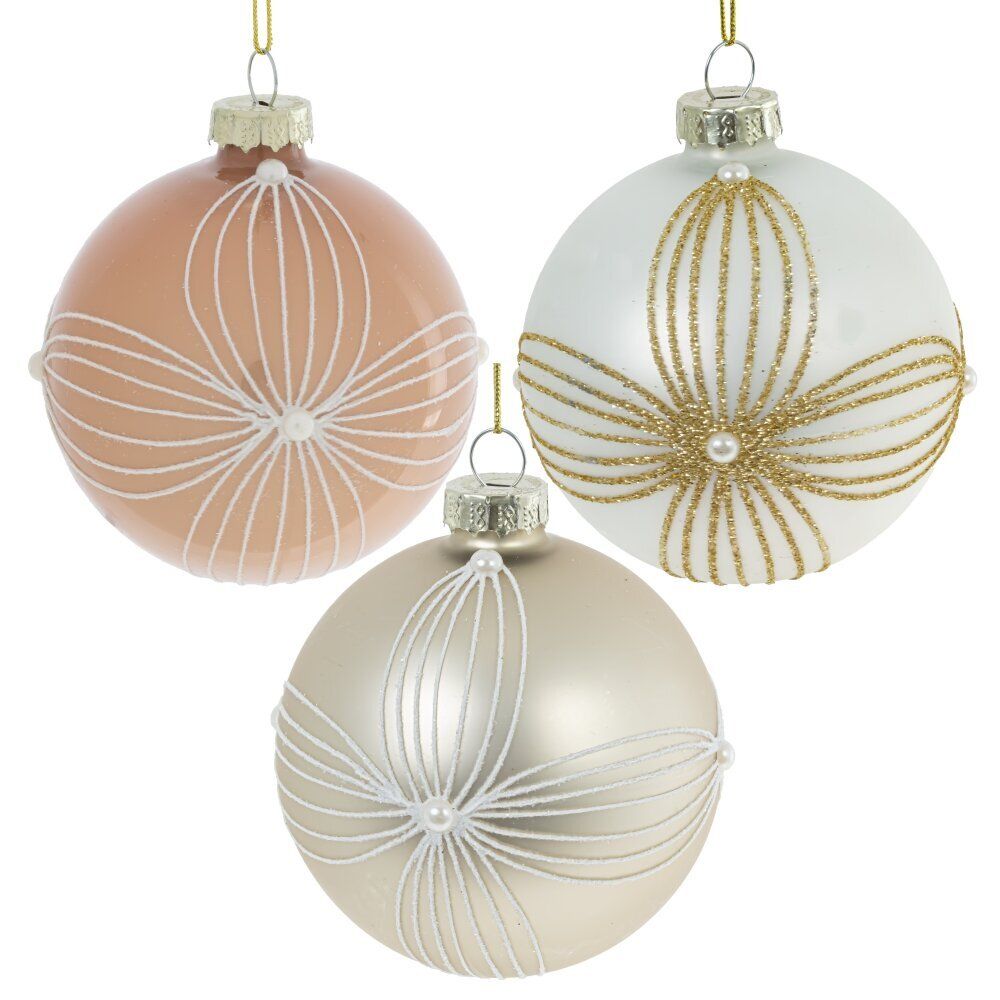 GAEM Набор из 12шт Украшение новогоднее "Шар", D 8 см, L34 W25 H9 см