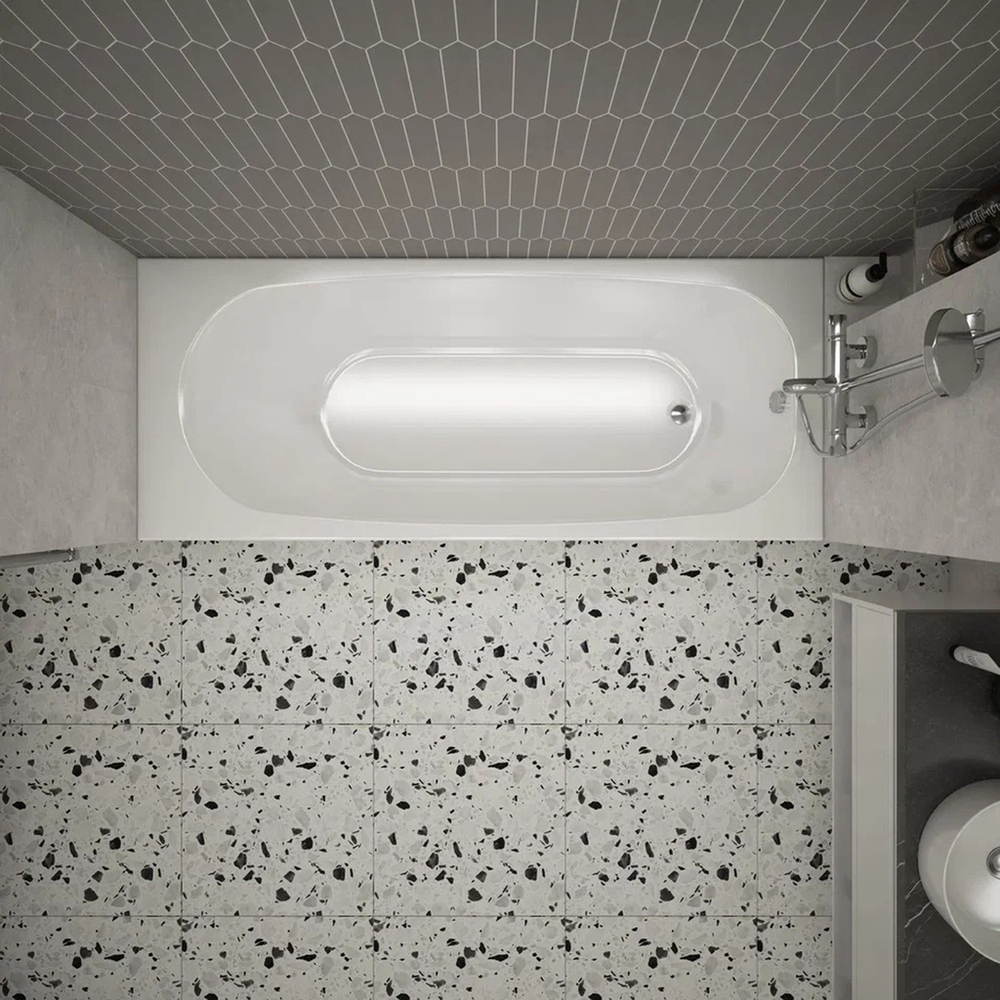 Ванна акриловая  1,5*0,7 "Storm"  (каркас+экран) (Метакам_V.One)