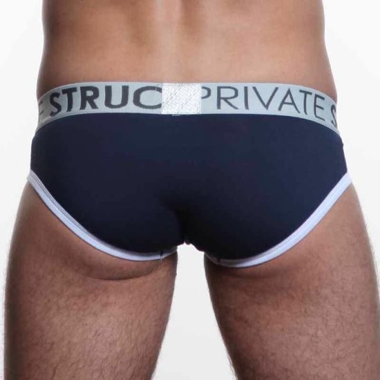 Мужские трусы слипы Private Structure Spectrum Low Rise Brief Navy PST0015