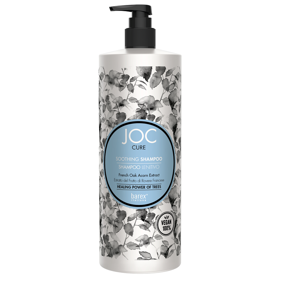 JOC CURE Шампунь Успокаивающий с экстрактом желудя черешчатого дуба 1000 мл