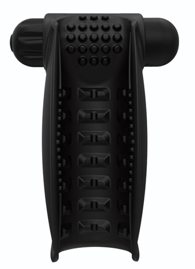 Черный вибромастурбатор Hand Vibe (Цвет: черный)