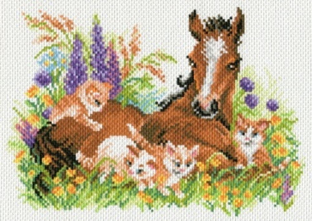 "Счастливое детство"-1778/1 канва с рисунком