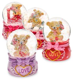 PM-82 Комплект из двенадцати шаров «Медвежонок - С Днем Святого Валентина!»