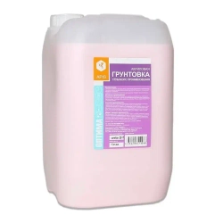 Apis Грунтовка воднодисперсионная, акриловая, глубокого проникновения, для внутренних и наружных работ, розовая, 10 кг, Оптима