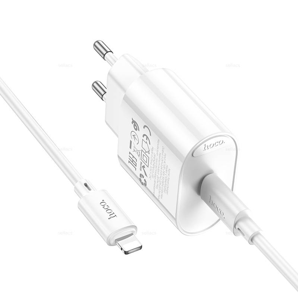 Зарядное устройство на Lightning Hoco C109A PD20W (white)