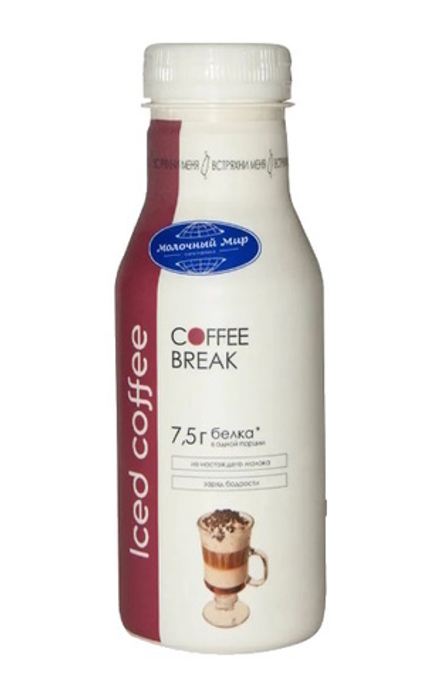 Напиток молочный "Coffee Break" Глясе 1,3% 280г. Молочный мир
