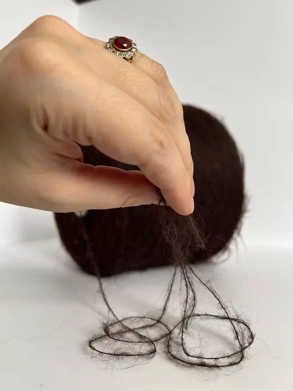 Пряжа для вязания silk kid mohear кидмохер