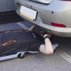 OPT-40130G Лежак ремонтный, подкатной, пластиковый, серый