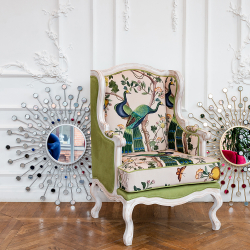 Зеркало настенное Объект мечты Белладжио Сильвер