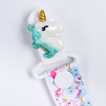 4513797 Держатель для пустышки на ленте «Единорог»